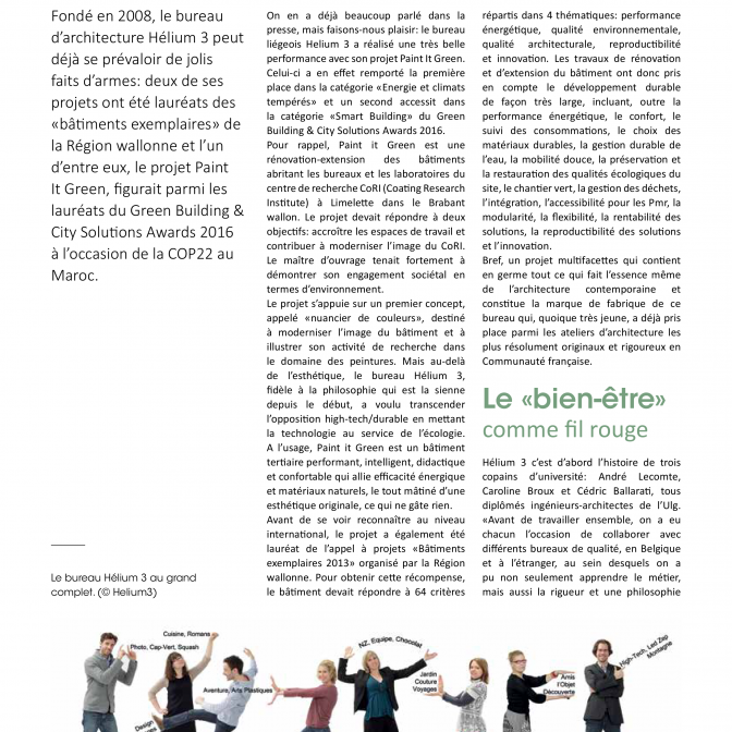 Qui sommes-nous? Ligne bois nous présente! : article du blog de helium3, bureau d'architecture à Liège