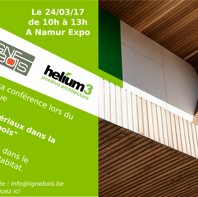 Bois et Habitat 2017 : article du blog de helium3, bureau d'architecture à Liège
