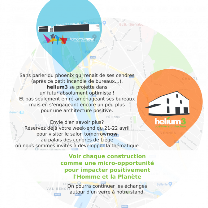 TomorrowNOW : article du blog de helium3, bureau d'architecture à Liège