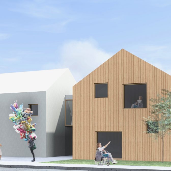 Un projet pour des personnes porteuses d’handicap? : article du blog de helium3, bureau d'architecture à Liège