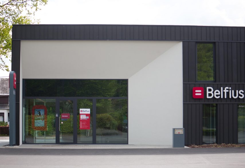 Belfius Condroz : projet de helium3, bureau d'architecture à Liège