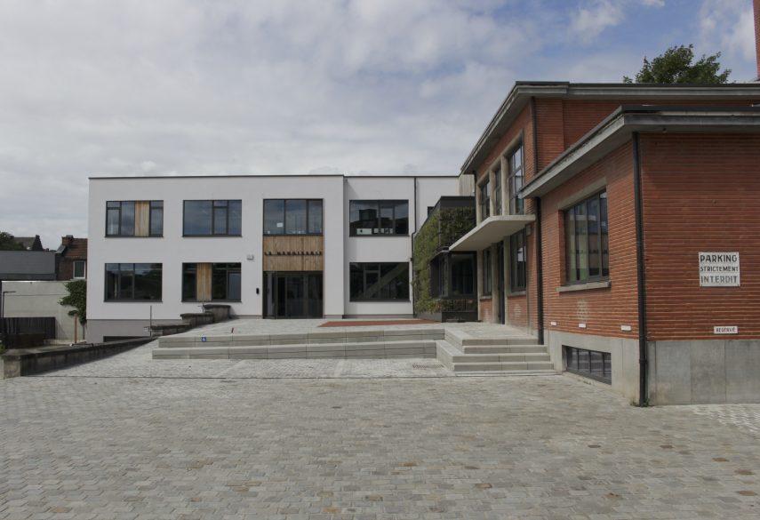 La menuiserie : projet de helium3, bureau d'architecture à Liège