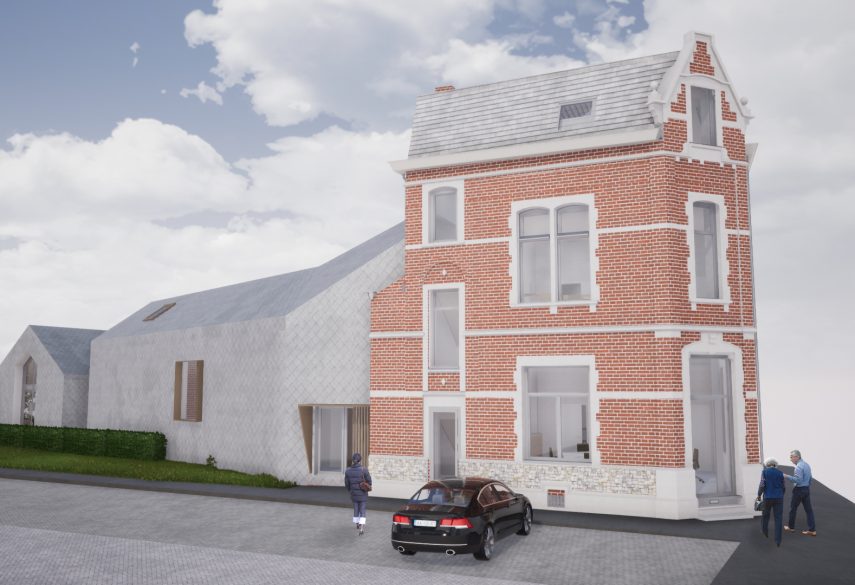 Bureaux de Fexhe : projet de helium3, bureau d'architecture à Liège